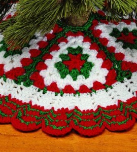 Christmas Tree Skirt - granny square . Very nice!-christmas-tree-skirt1-270x300-jpg