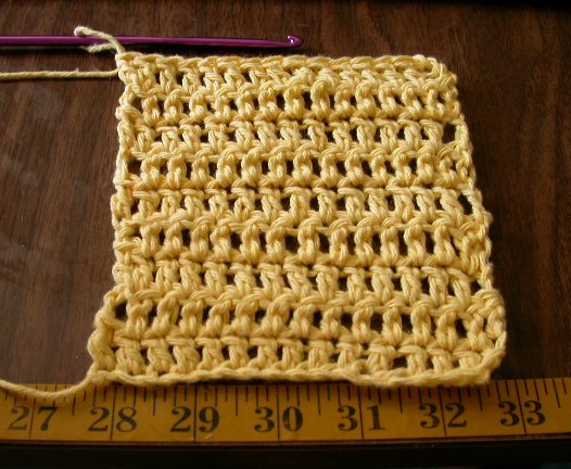 My first Double Crochet Square-dcyellow-jpg