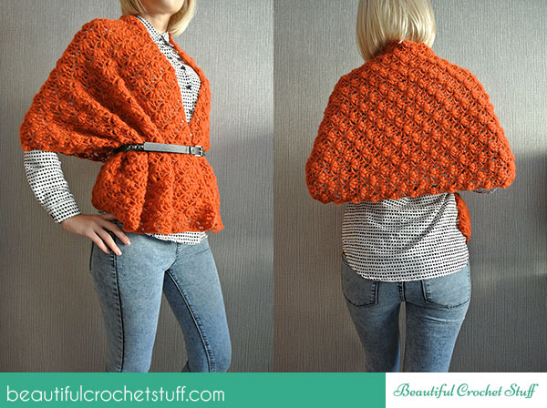 Free Crochet Shawl Pattern-crochet-shawl-orange-jpg