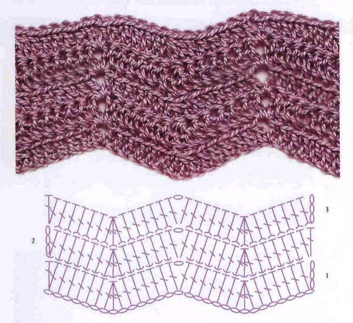 Simple Graph for Crochet Ripple Long Scarf-dom23-jpg