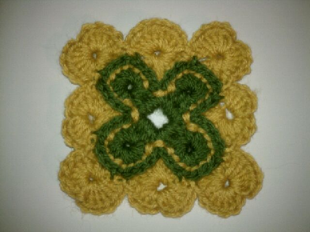 2 of My Latest Projects-rays-afghan-square-heart-variation-jpg