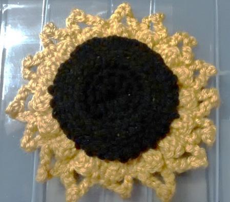 Shower Ring Sunflower - my own design-sunflower-1-jpg
