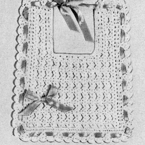 Vintage Heirloom Baby Bib Crochet Pattern-free-baby-bib-crochet-pattern-jpg