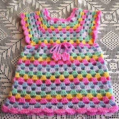 Sweet Little Granny Tunic Dress Free Crochet Pattern-sweetlittlegrannytunicdress-jpg