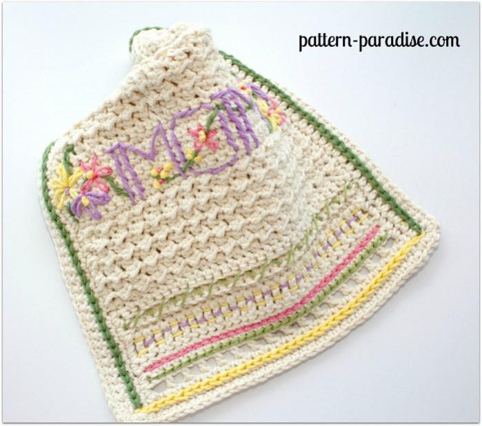 Crochet Dishtowel with Embellishment-momogram-dishtowel-pattern-paradise-com-3-jpg