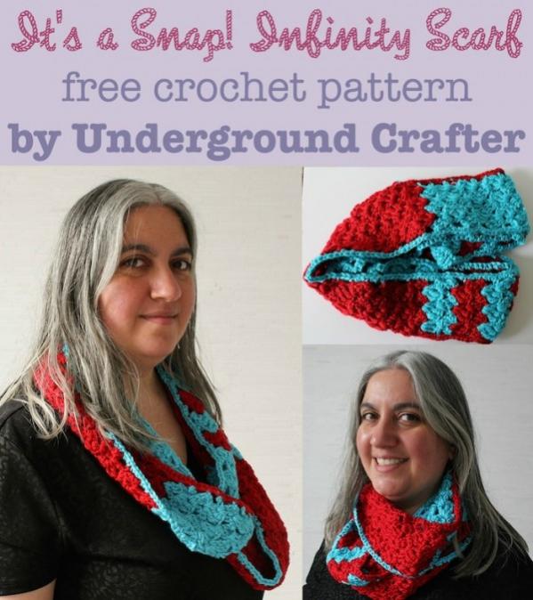 Crochet Infinity Scarf-snap-infinity-scarf-free-crochet-pattern-underground-crafter-600x675-jpg