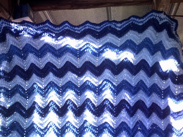 Here is a couple things I made:-crochet-ripple-blanket-jpg