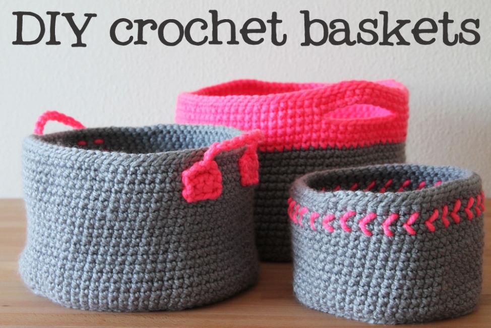 Crochet Neon Touch Baskets-diy-crochet-baskets-jpg
