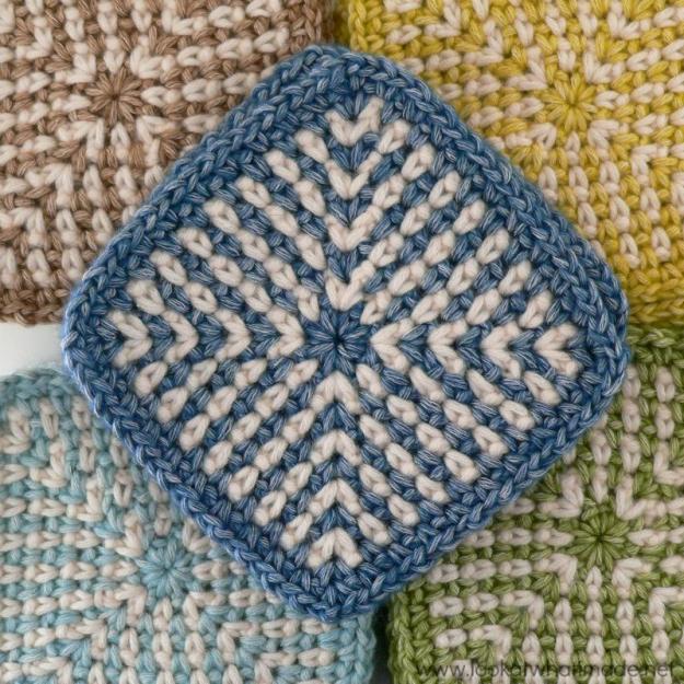 Crochet Two-Colour Linen Stitch Square-colour-linen-stitch-square-jpg
