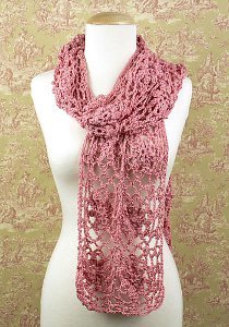 Blush Rose Crochet Scarf: Free Crochet Pattern (English)-blush-rose-crochet-scarf-free-crochet-pattern-jpg