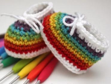 Easy Rainbow Baby Booties Free Crochet Pattern (English)-easy-rainbow-baby-booties-free-crochet-pattern-jpg