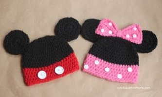 Mickey and Minnie Hats Free Crochet Pattern (English)-mickey-minnie-hats-free-crochet-pattern-jpg