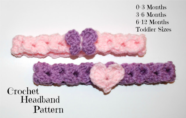Crochet Butterfly and Heart Baby Headband-headr-jpg