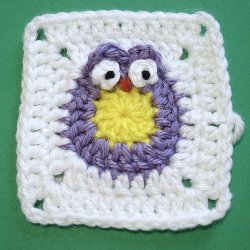 Owl Granny Square Free Crochet Pattern (English)-owl-granny-square-free-crochet-pattern-jpg
