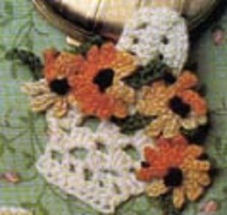 Basket of Sunflowers Free Crochet Pattern (English)-basket-sunflowers-free-crochet-pattern-jpg