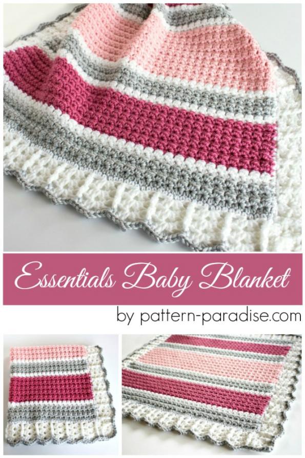 Essentials Baby Blanket-crochet-pattern-essentials-baby-blanket-pattern-paradise-com-collage-jpg