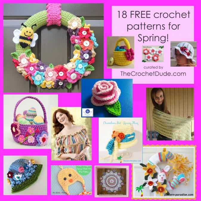 18 FREE crochet patterns for Spring!-spring-2017-jpg