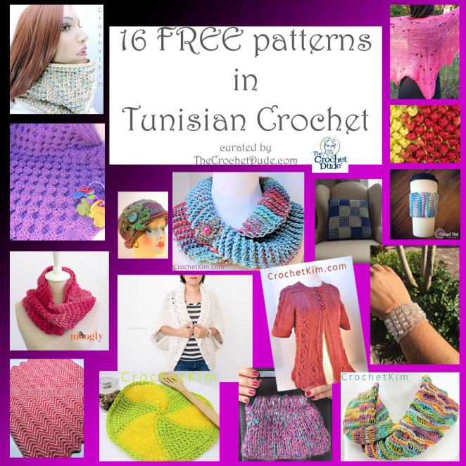 16 FREE patterns in Tunisian crochet!-tunisianroundup-jpg