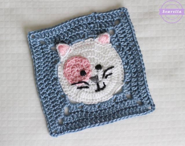 Kitty Cat Granny Square Free Crochet Pattern (English)-kitty-cat-granny-square-free-crochet-pattern-jpg