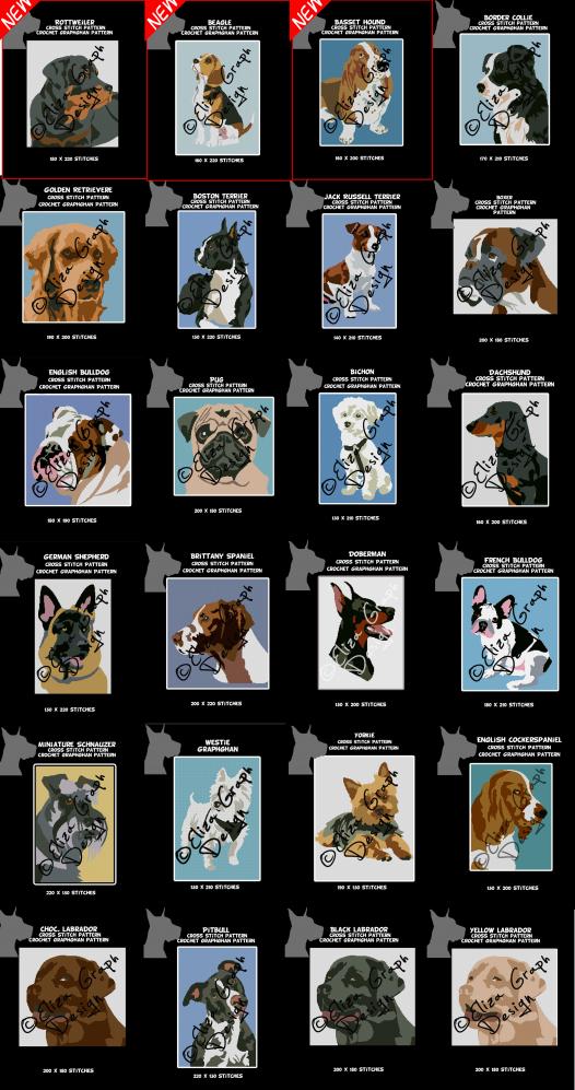 Selling: Dog Breeds Crochet Graphghan Blanket Patterns Update 1-untitled-2-jpg