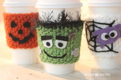 Monster Bash Cup Cozy Free Crochet Pattern (English)-monster-bash-cup-cozy-free-crochet-pattern-jpg