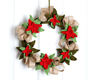 Christmas Poinsettia Wreath Free Crochet Pattern (English)-christmas-poinsettia-wreath-free-crochet-pattern-jpg