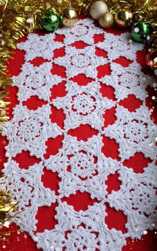 Crochet Snowflake Table Runner-crochet-table-runner-pattern-4-jpg