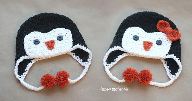Crochet Penguin Hat Pattern for Children-penguin-jpg