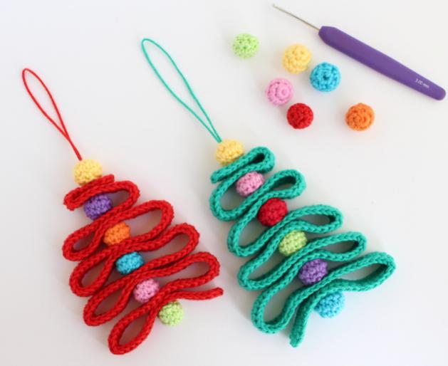 Christmas Tree Ornament Free Crochet Pattern (English)-christmas-tree-ornament-free-crochet-pattern-jpg