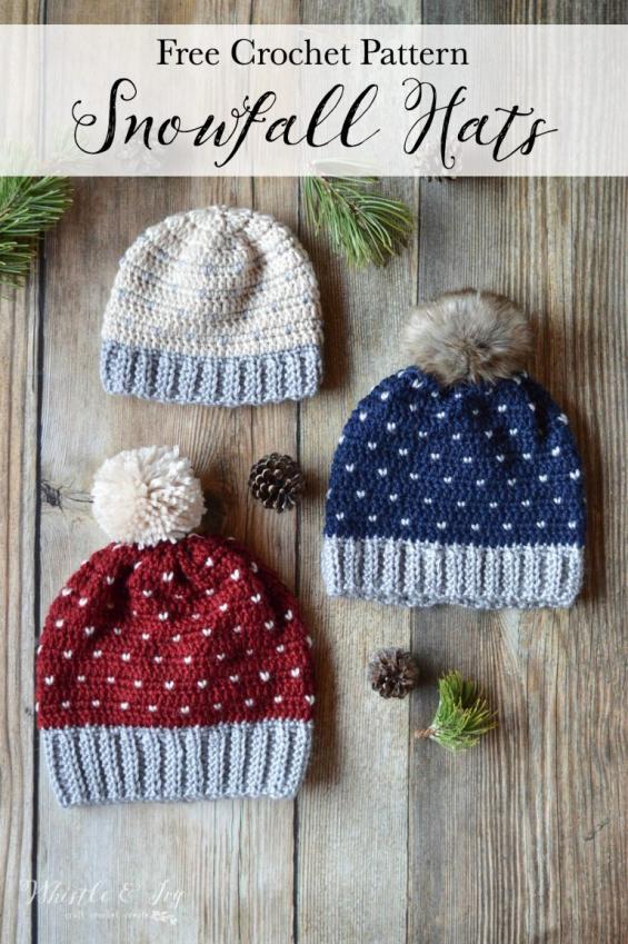 Snowfall Hats for Baby-Adult-snow-jpg
