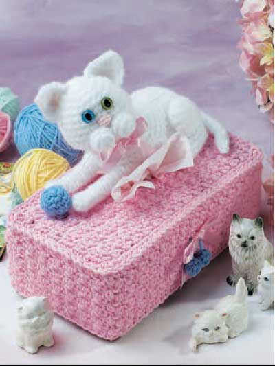 Cuddly Cats Tissue Box Cover Free Crochet Pattern (English)-cuddly-cats-tissue-box-cover-free-crochet-pattern-jpg