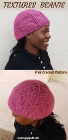 Textures Crochet Beanie, M/L-cabled4-jpg