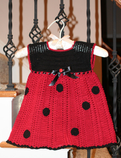 Ladybug Dress &amp; Hat Free Crochet Pattern (English)-ladybug-dress-hat-free-crochet-pattern-jpg