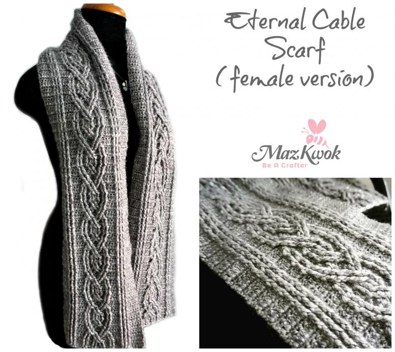Eternal Cable Scarf for Women-eternalcablescarf-jpg
