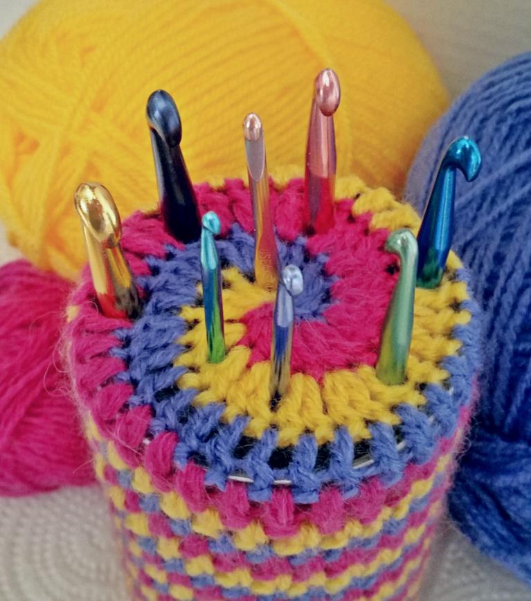 Whorled Crochet Hook Organizer - Free Pattern
