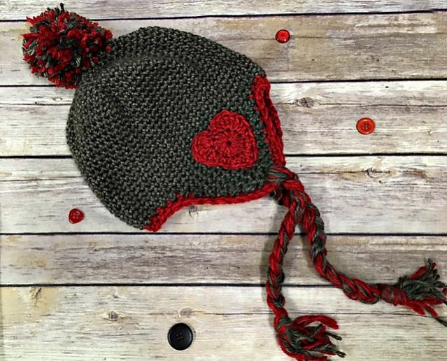 Valentine Earflap Hat for Baby &amp; Toddler-earflap1-jpg