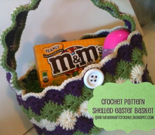 Shelled Easter Basket Free Crochet Pattern (English)-shelled-easter-basket-free-crochet-pattern-jpg