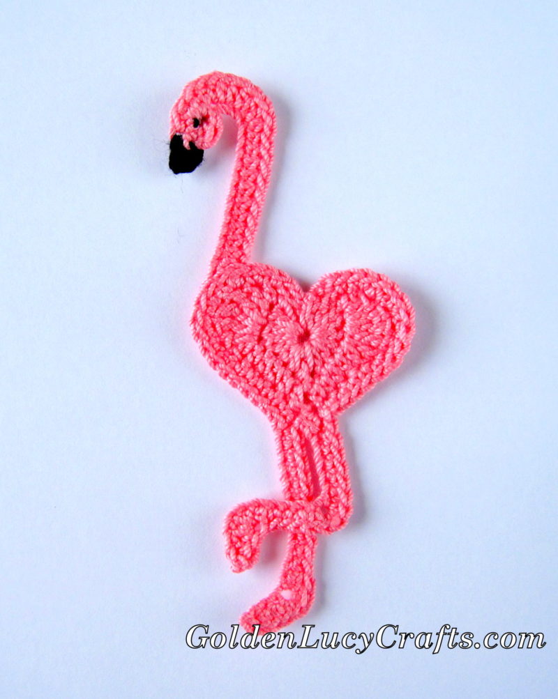 Butterfly &amp; Flamingo Applique-flamingo-jpg