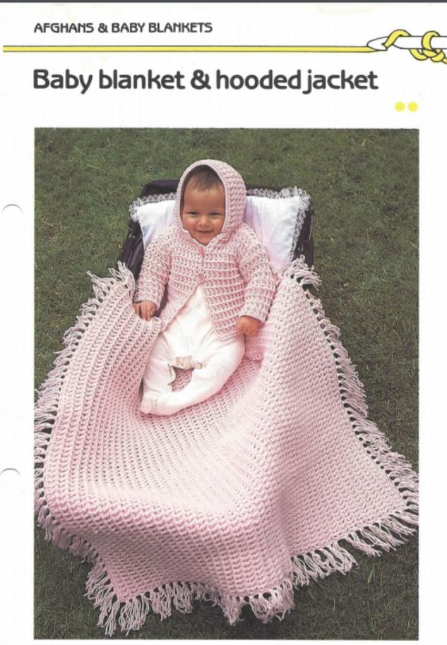 Crochet Baby Jacket and Blanket Pattern-hood-jpg