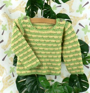 Devon Striped Baby Sweater Free Crochet Pattern (English)-devon-striped-baby-sweater-free-crochet-pattern-jpg
