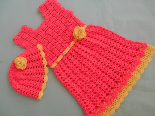 Baby Shell Stitch Frock Dress Free Crochet Pattern (English)-baby-shell-stitch-frock-dress-free-crochet-pattern-jpg