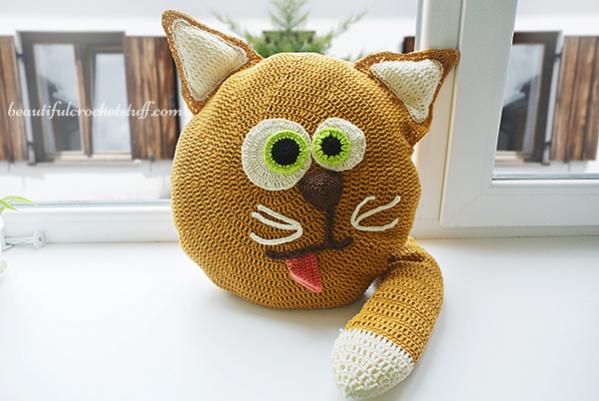Free Crochet Cat Pillow Pattern-13-jpg