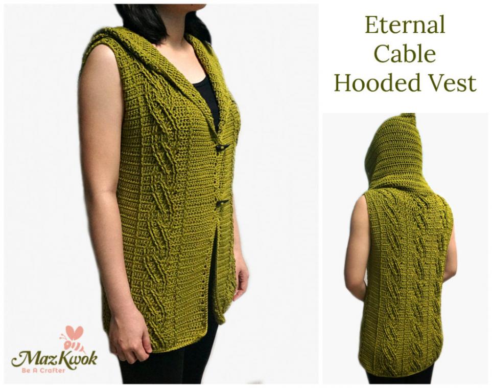 Eternal Cable Hooded Vest for Women, L only-eternalvest-1024x806-jpg