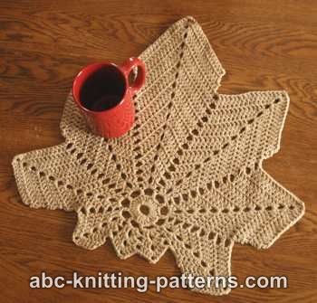 Chestnut Leaf Table Runner Placemat Free Crochet Patterns (English)-chestnut-leaf-table-runner-placemat-free-crochet-patterns-jpg