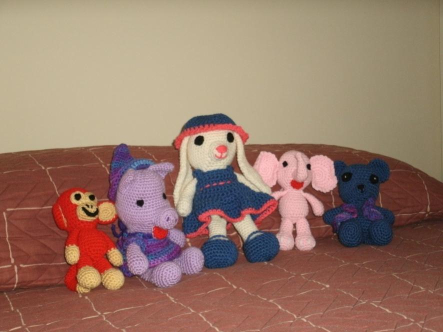 some of my menagerie and dollies-dress-bunny-amigurumi-jpg