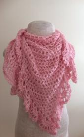 Pink Lace Triangle Shawl Free Crochet Pattern (English)-pink-lace-triangle-shawl-free-crochet-pattern-jpg
