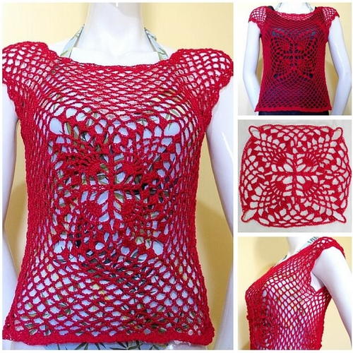 Crimson Lace Top Free Crochet Pattern (English)-crimson-lace-top-free-crochet-pattern-jpg