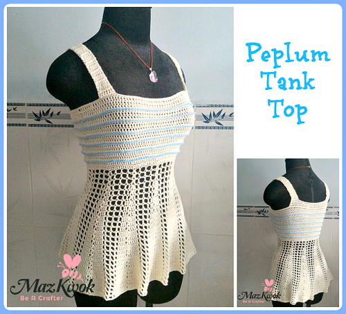 Peplum Tank Top Free Crochet Pattern (English)-peplum-tank-top-free-crochet-pattern-jpg