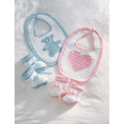 Sweetheart Teddy Baby Bib Set Free Crochet Pattern (English)-sweetheart-teddy-baby-bib-set-free-crochet-pattern-jpg