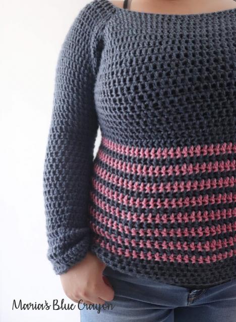 Striped Raglan Sweater for Women, XS-XL-sweater2-jpg
